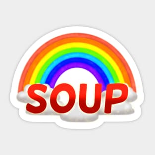 Rainbow Soup Sticker